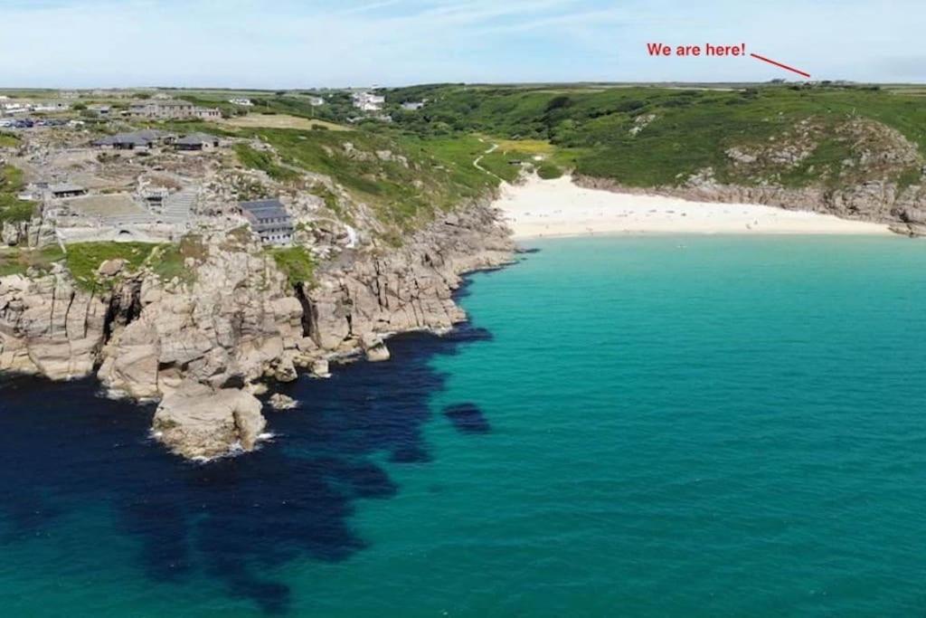 Porthcurno Barns, The Cart Lodge - Cosy Cottage, Walk To Porthcurno Beach, Pedn Vouder & Minack Theatre Penzance Esterno foto